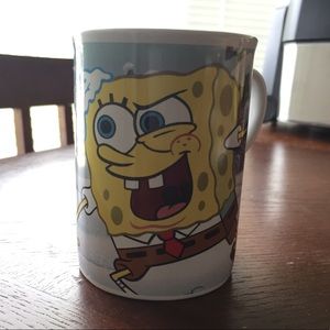 Vintage Spongebob/Patrick Snowball Fight Mug